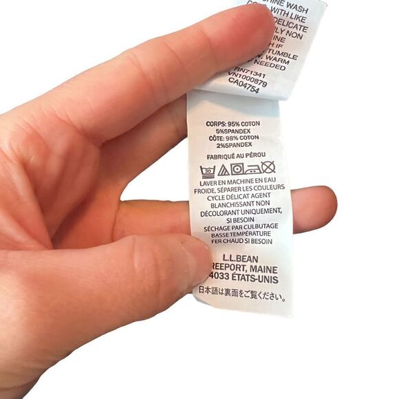 L.L. Bean navy short sleeve mountain graphic tee - Picture 4 of 9